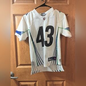 Troy Polamalu # 43  NFL Jersey  Size Medium 10-12 Youth White
